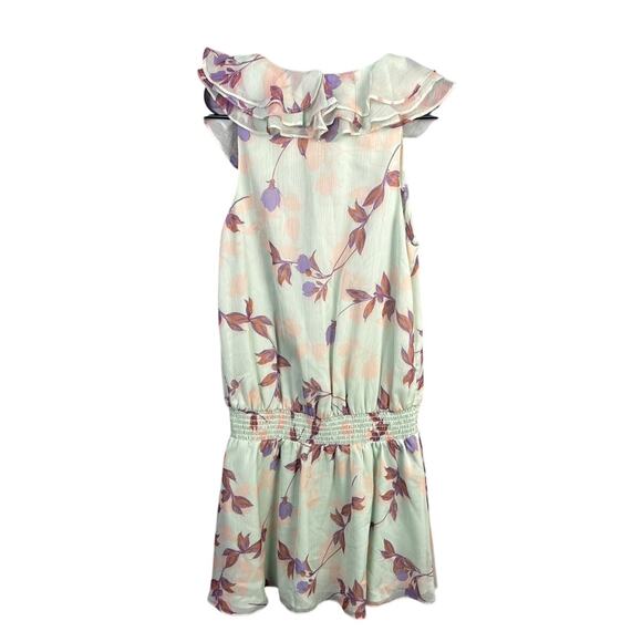 Amanda Uprichard Belle Kimme Dress Monte Carlo Floral Size S Ruched Waist NWOT - Picture 4 of 9